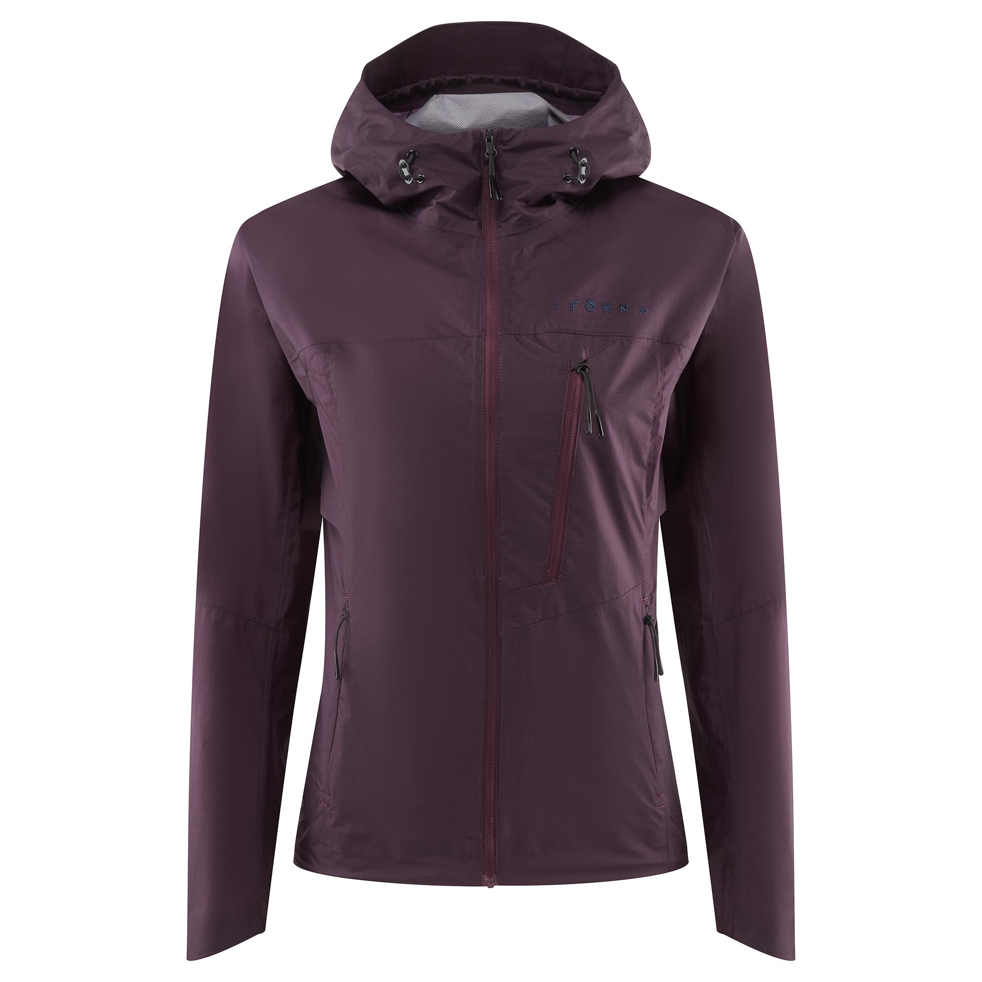 Fhn Womens Packable 2.5l Hooded Jacket - Potent Purple