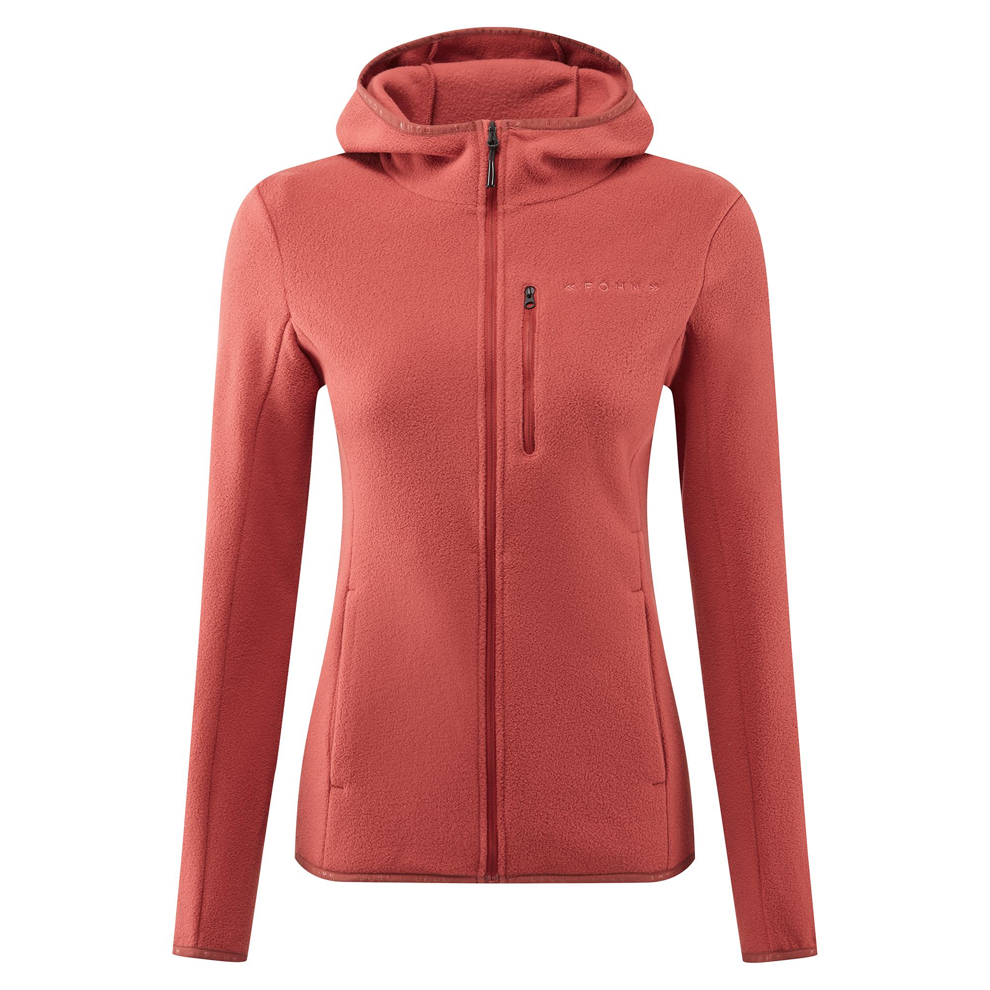 Fhn Womens Trail Hooded Recycled Fleece - Cowhide