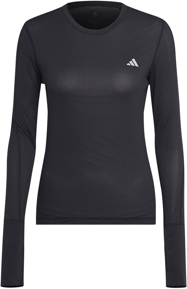 Adidas Womens Fast Long Sleeve Running Top - Black