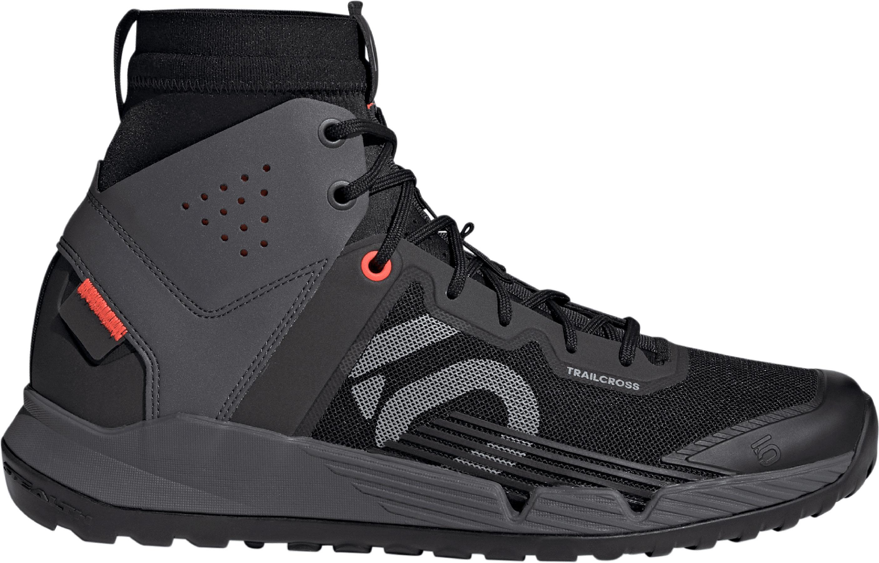 Five Ten Trailcross Mid Pro Mtb Shoes - Core Black/grey Two/solar Red