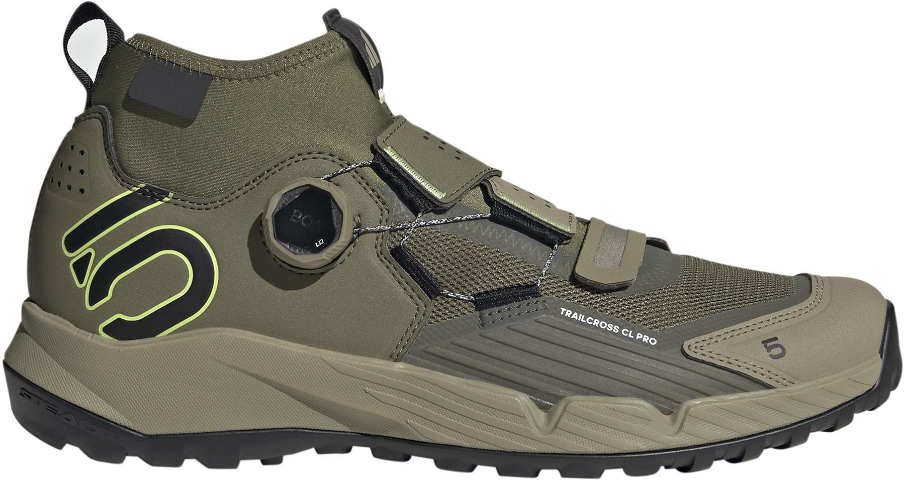 Five Ten Trailcross Pro Clip-in Mtb Shoes - Focus Olive/core Black/orbit Green