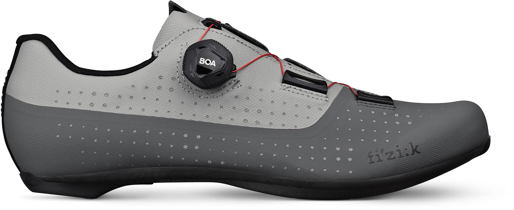Fizik Tempo Overcurve R4 Road Shoes - Grey/red