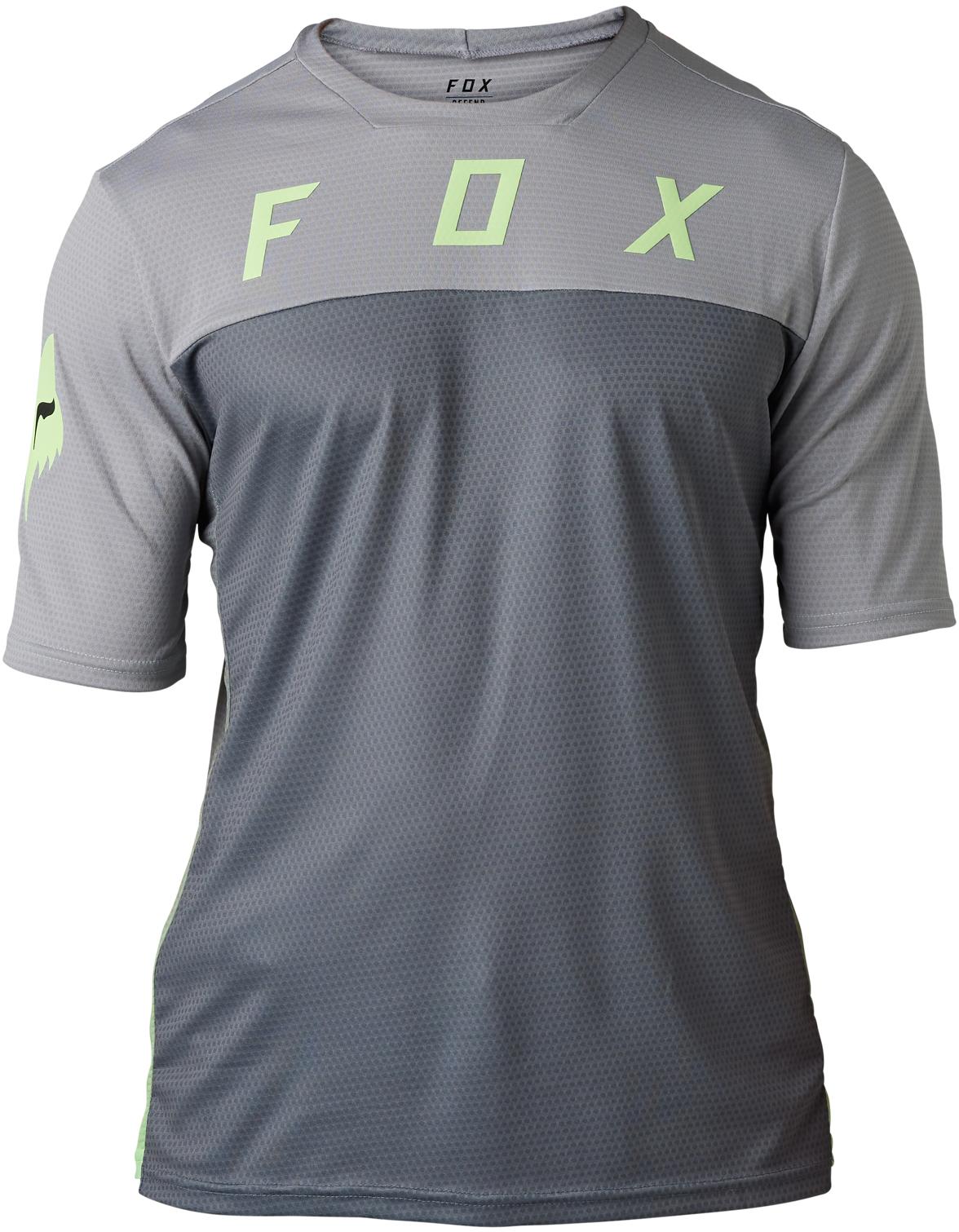 Fox Racing Defend Short Sleeve Jersey Cekt - Black/grey