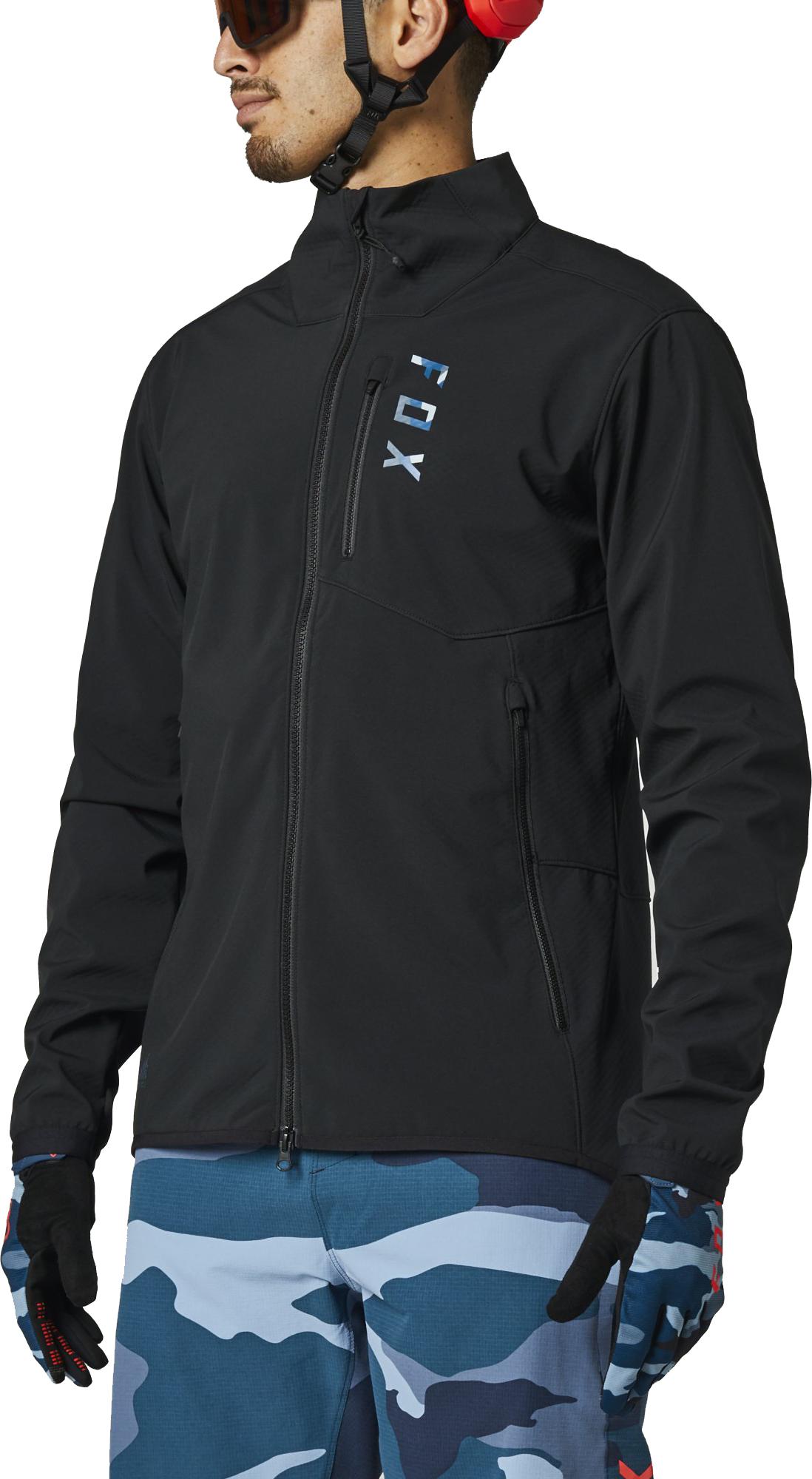 Fox Racing Ranger Fire Cycling Jacket - Black/blue
