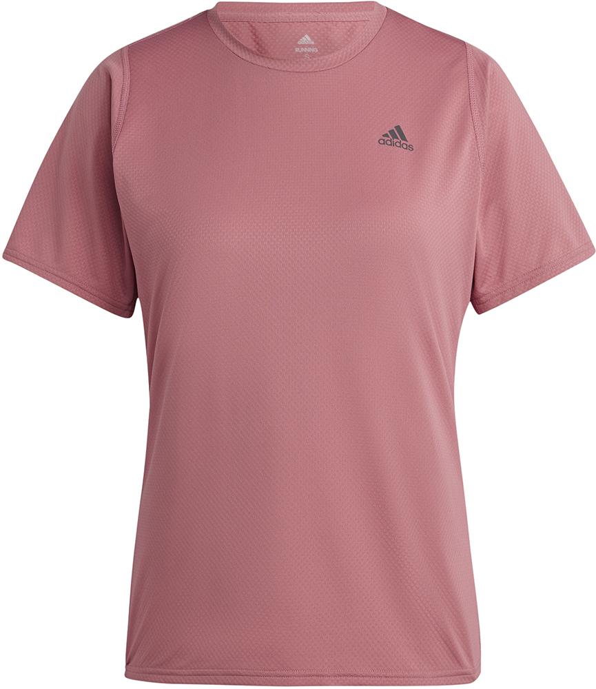 Adidas Womens Run Icon Tee - Pink Strata