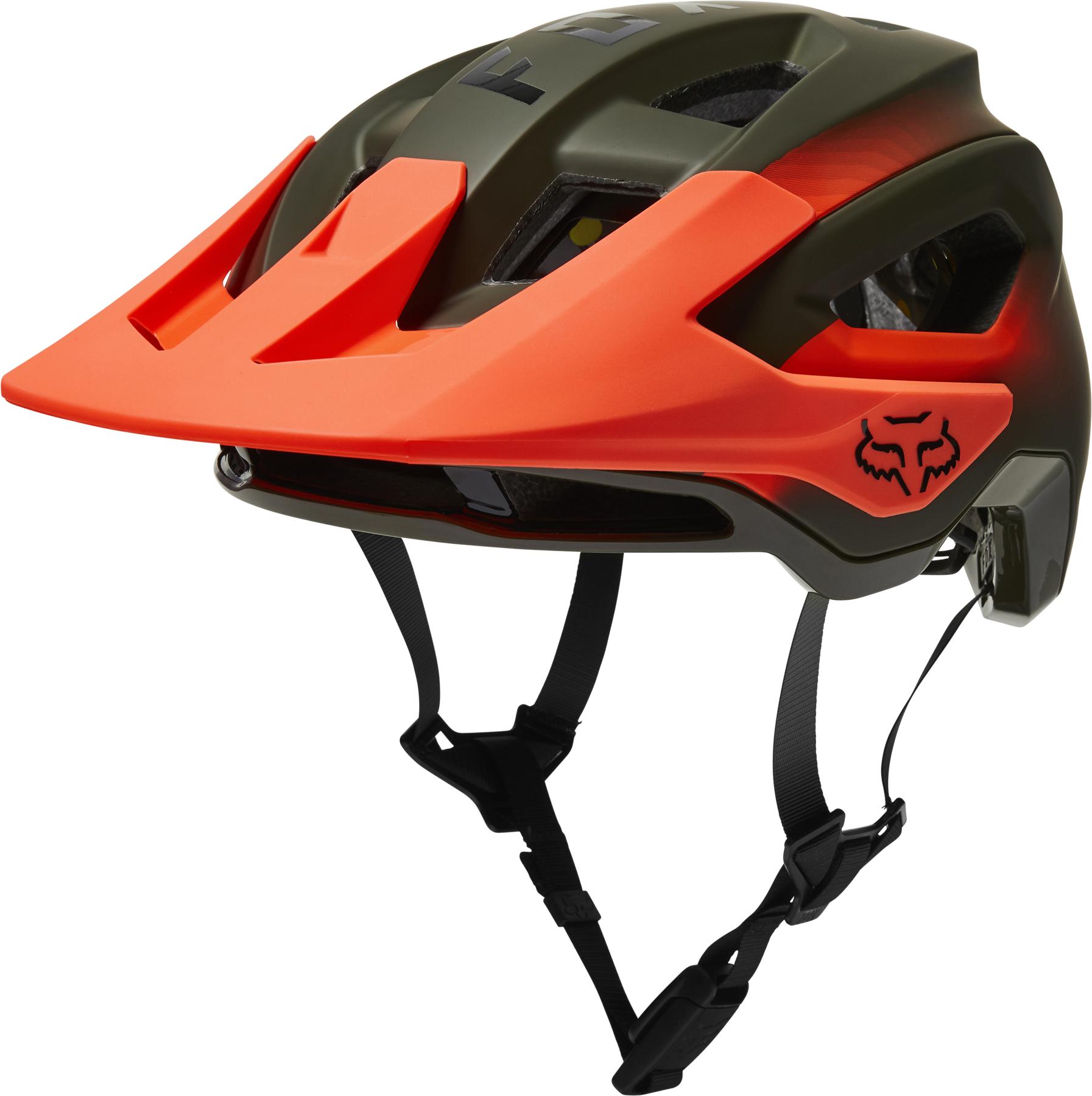 Fox Racing Speedframe Pro Mtb Helmet (mips) - Fade Olive Green