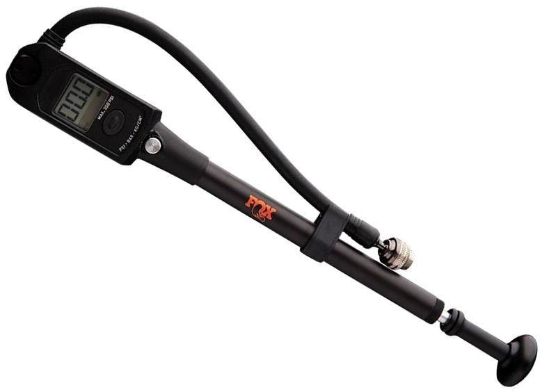 Fox Suspension High Pressure Digital Shock Pump W/swivel Head - Black