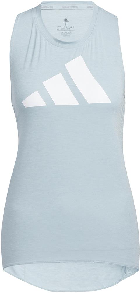 Adidas Womens Wtr 3barlogo Tank - Magic Grey/white
