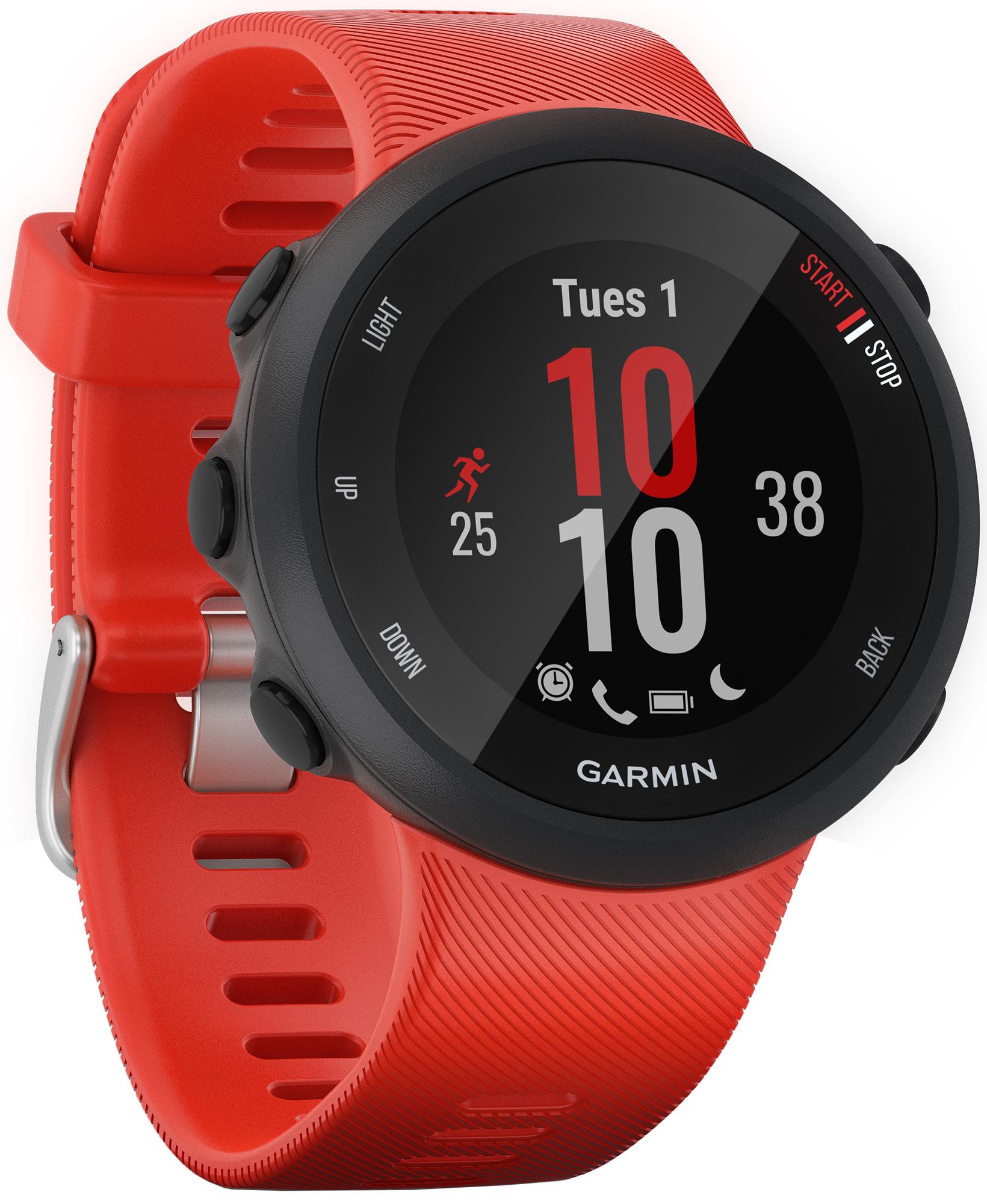 Garmin Forerunner 45 Gps Running Watch - Black/lava Red