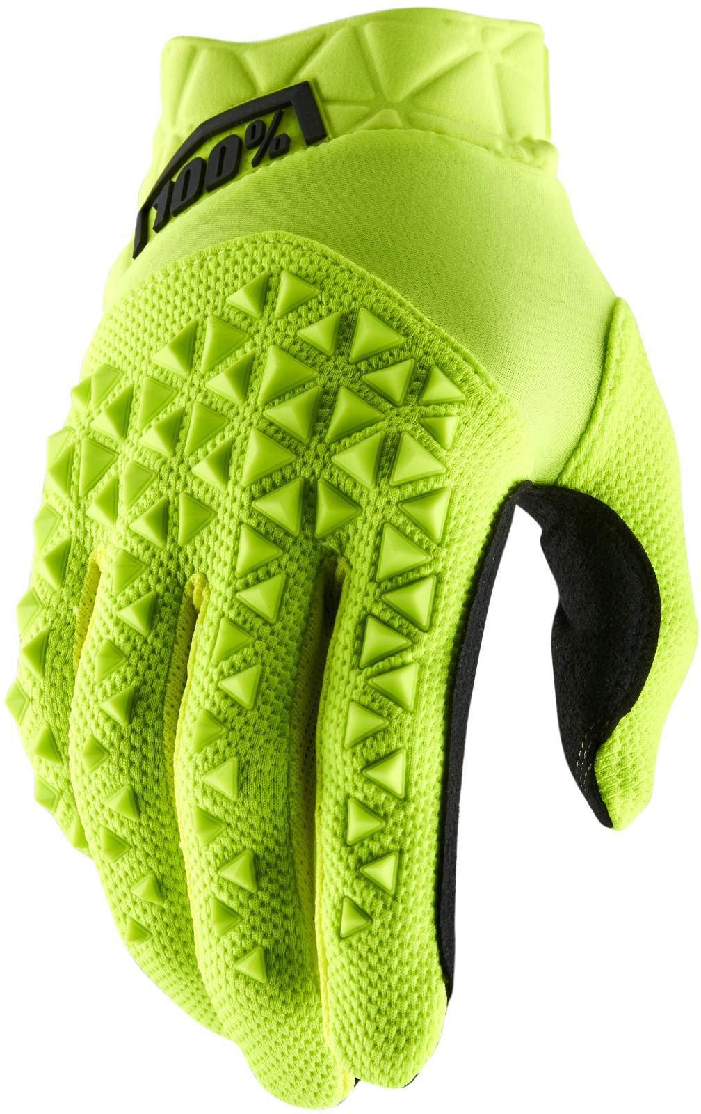 100% Brisker Gloves - L Fluo Orange/black  Gloves