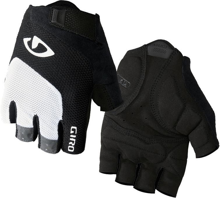 Giro Bravo Gel Short Finger Gloves - White/black