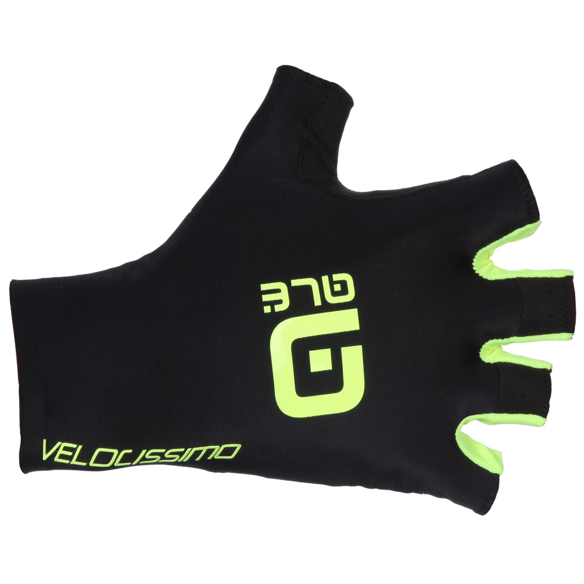 Al Crono Velocissimo Gloves - Black/yellow Fluorescent