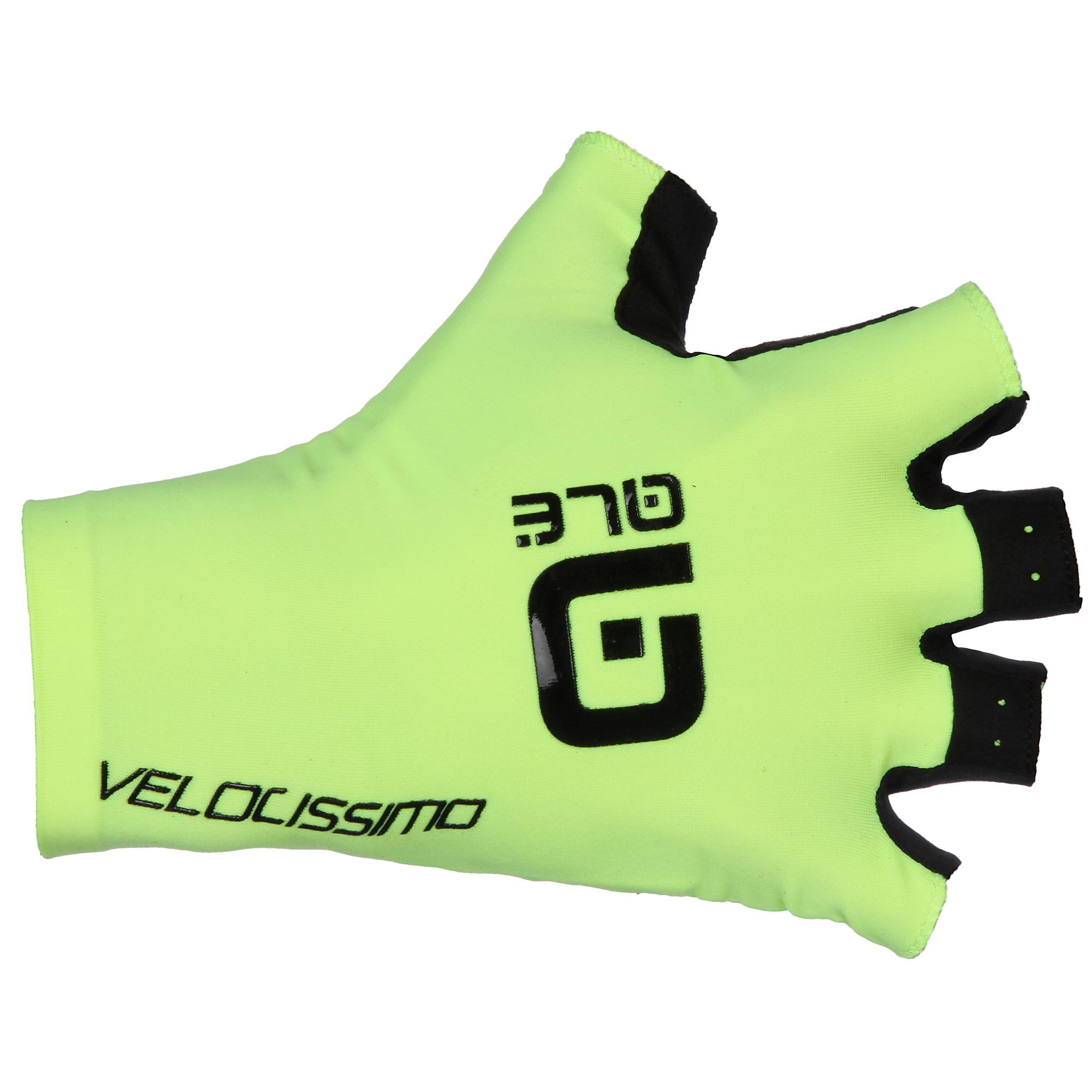 Al Crono Velocissimo Gloves - Yellow Fluorescent/black