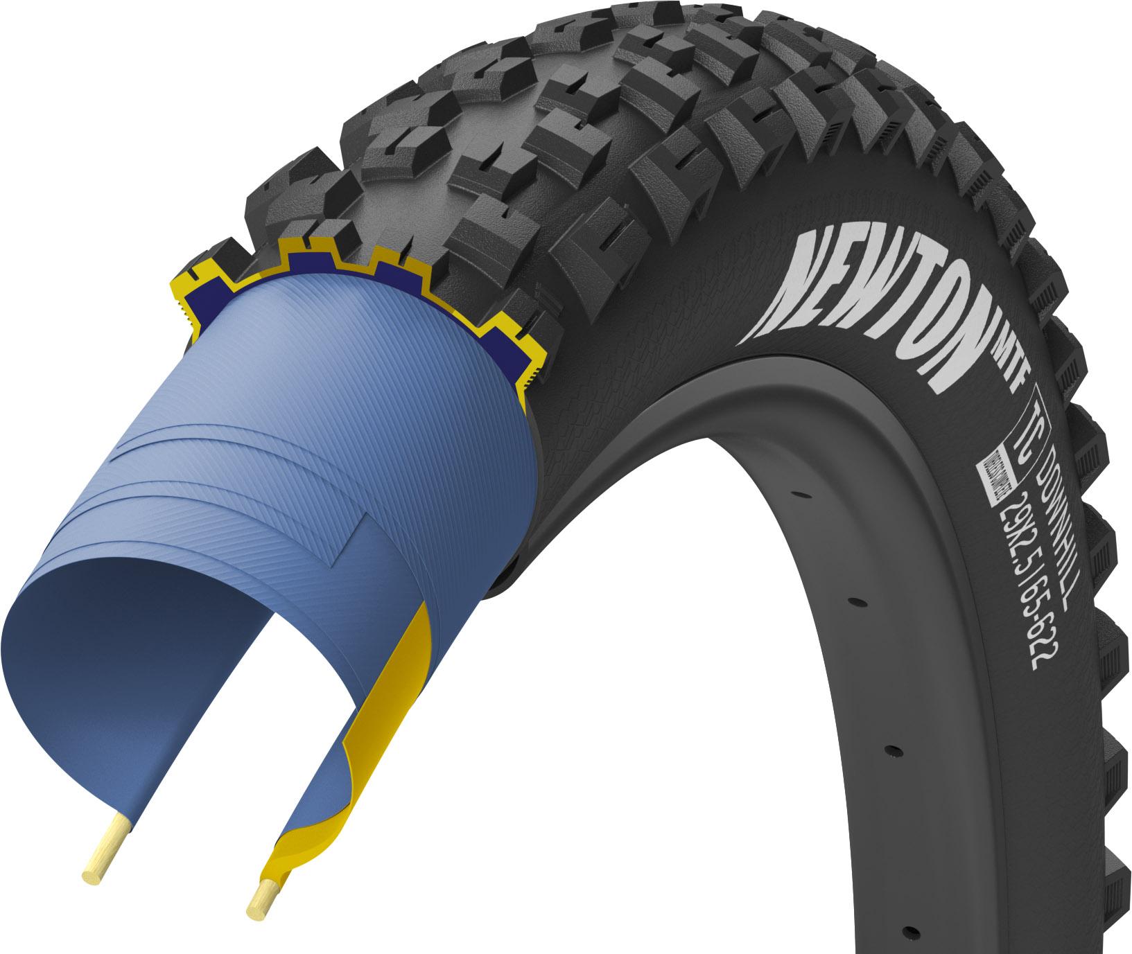 Goodyear Newton Mtf Downhill Tubeless Complete Tyre - Black