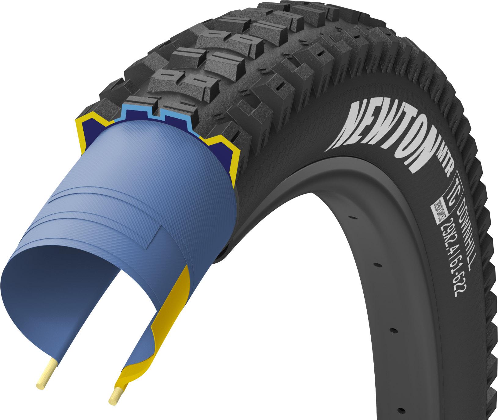 Goodyear Newton Mtr Downhill Tubeless Complete Tyre - Black