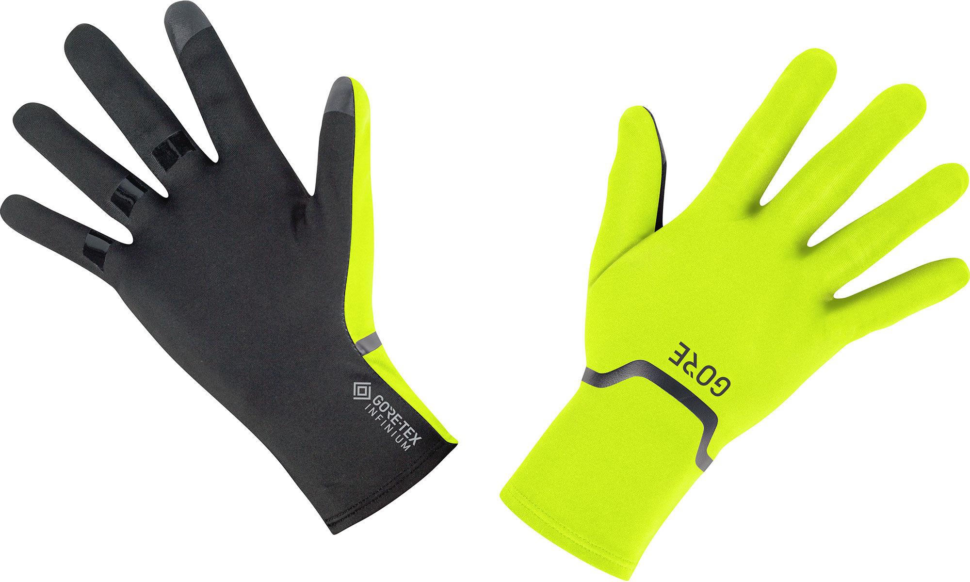 Gorewear Goretex Infinium Stretch Gloves - Neon Yellow/black