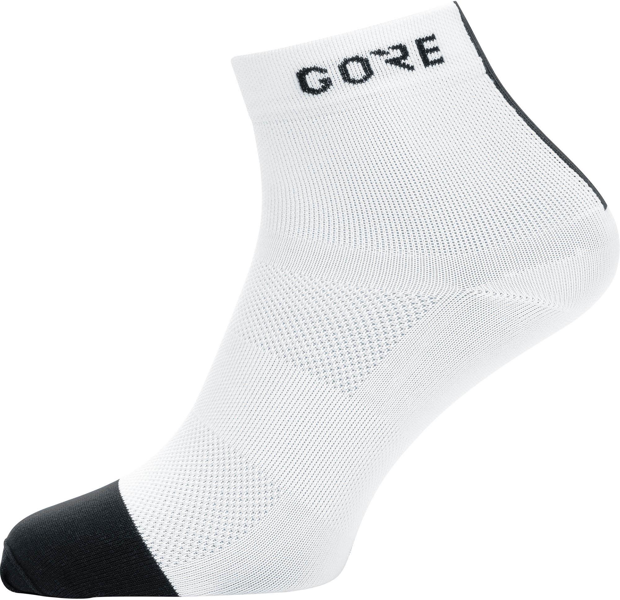 Gorewear M Light Mid Socks - White/black