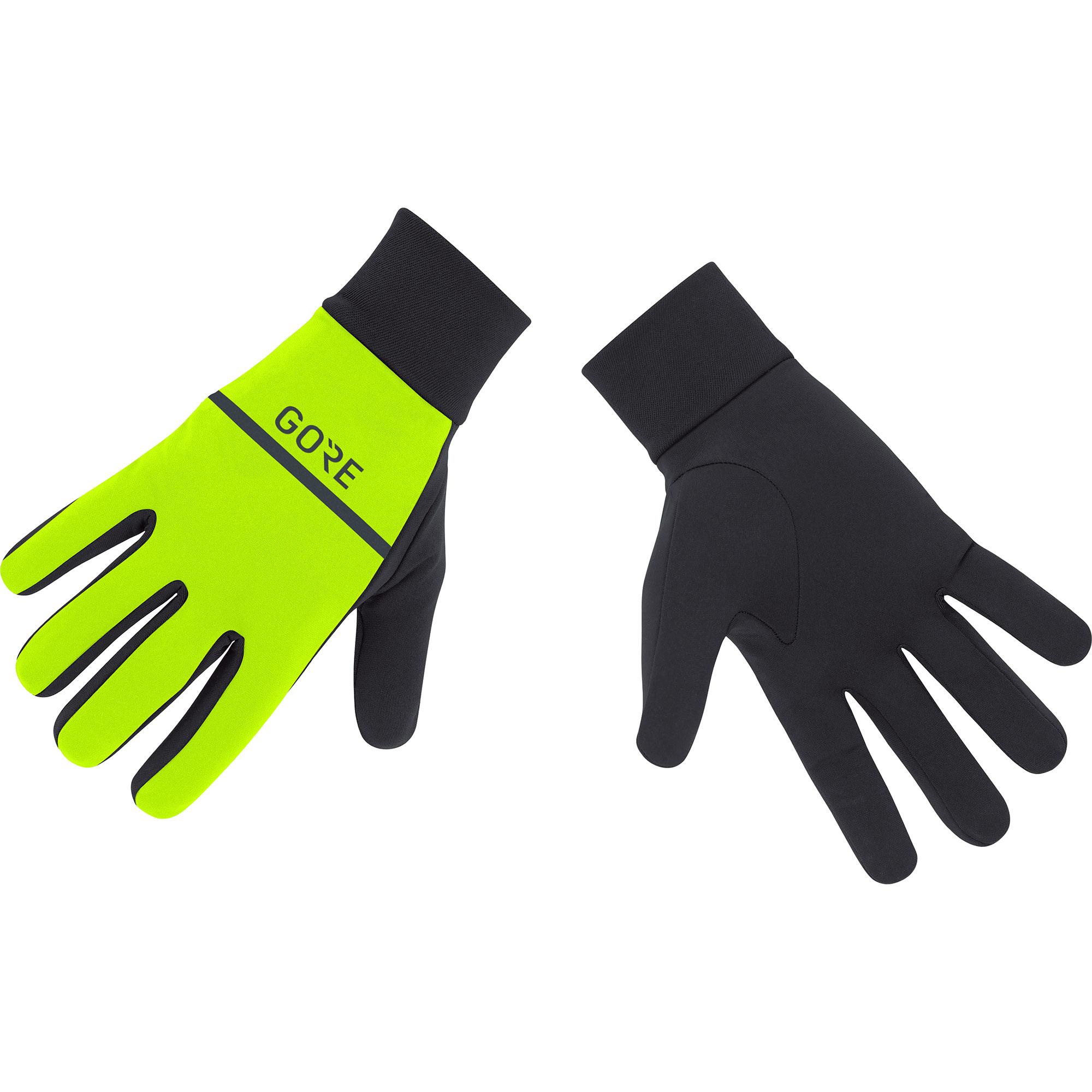 Gorewear R3 Run Gloves - Neon Yellow/black