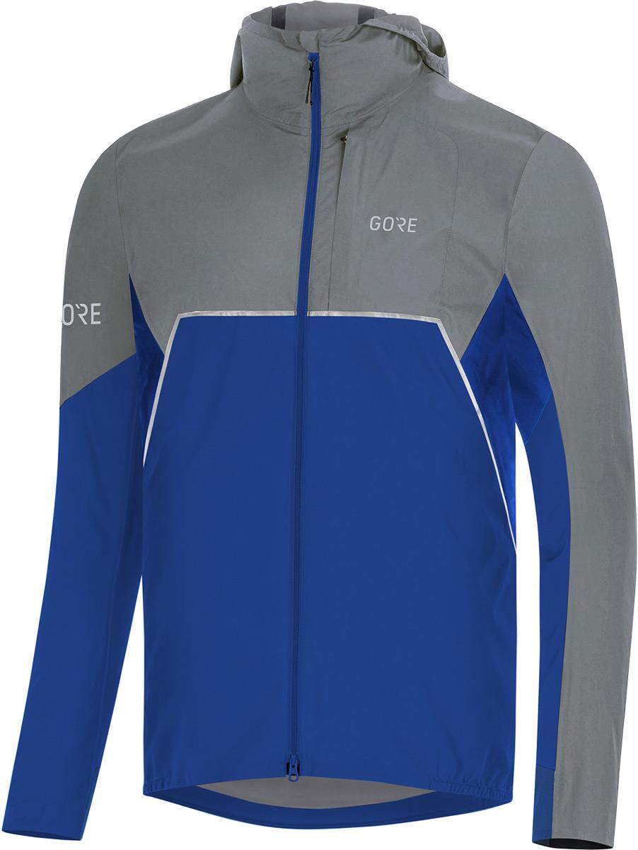 Gorewear R7 Partial Gtx I Hooded Jacket - Ultramarine Blue/lab Gray
