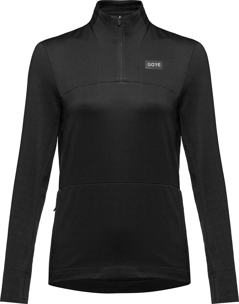 Gorewear Womens Everyday Thermo 1/4-zip Ls Shirt - Black