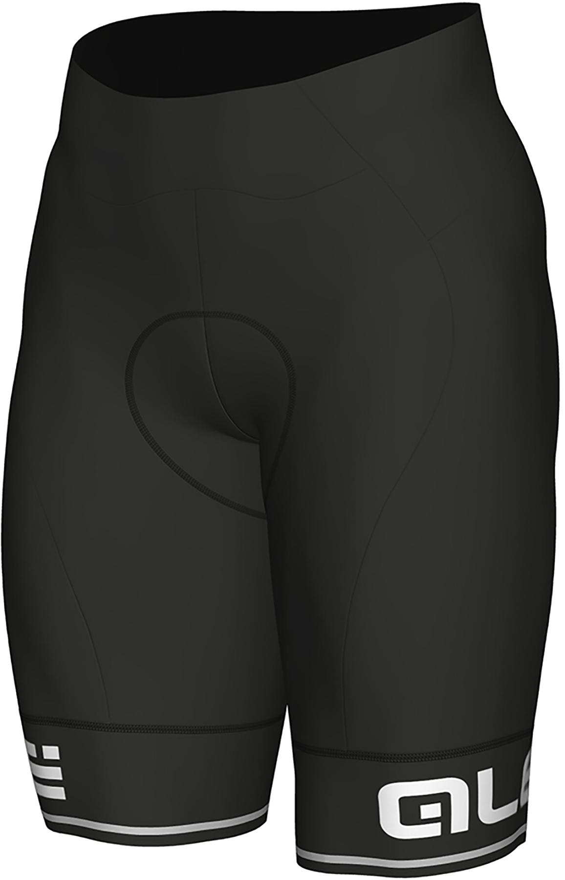 Al Solid Corsa Cycle Shorts - Black/white