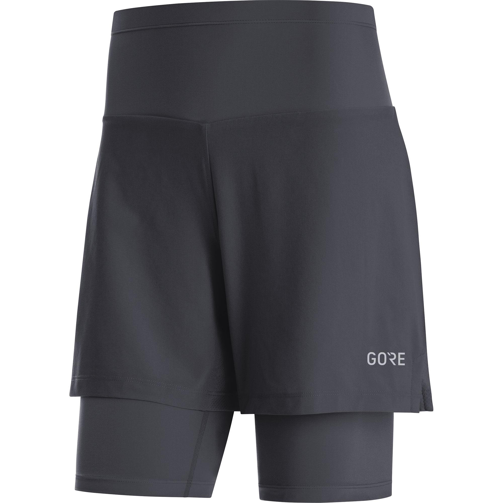 Gorewear Womens R5 2in1 Running Shorts - Black