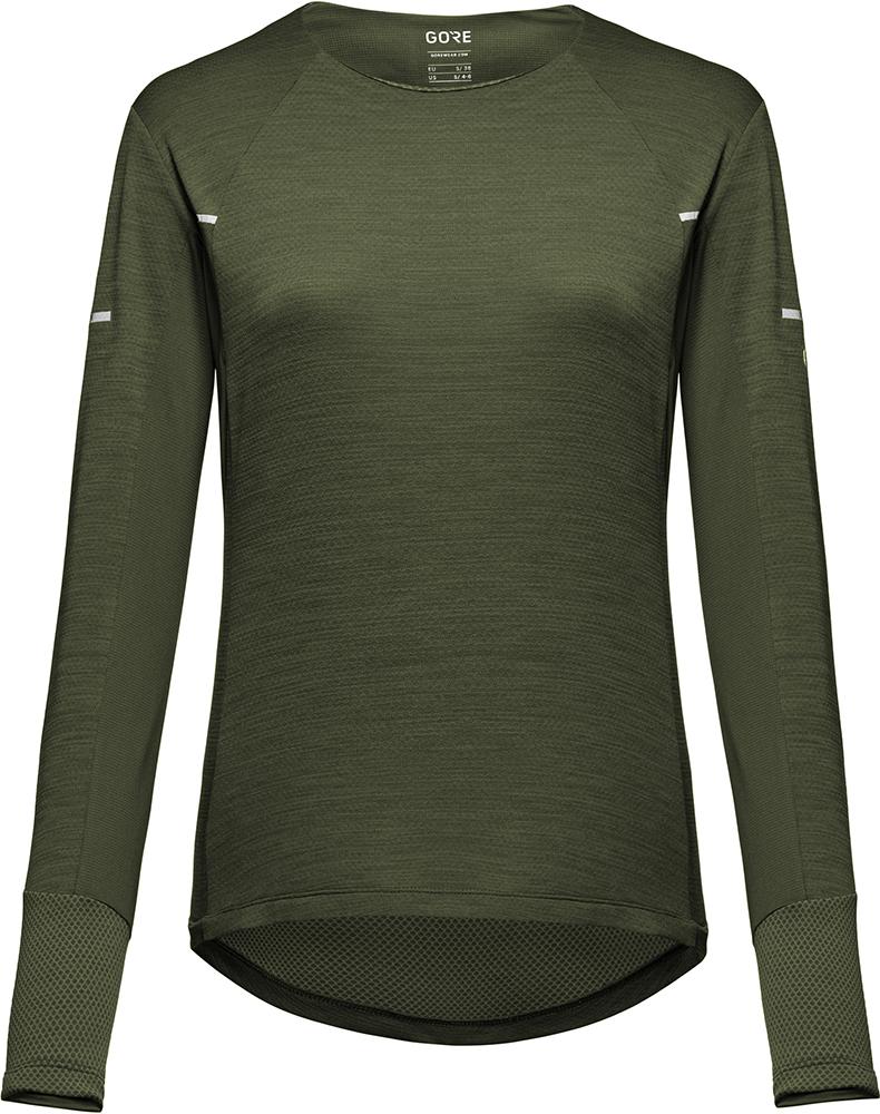 Gorewear Womens Vivid L/s Shirt - Utility Green