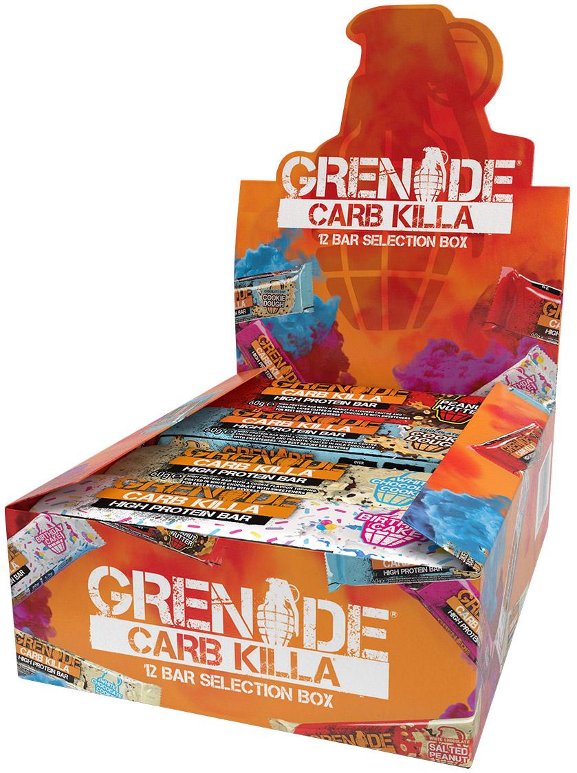 Grenade Carb Killa Selection Box (12 X 60g)