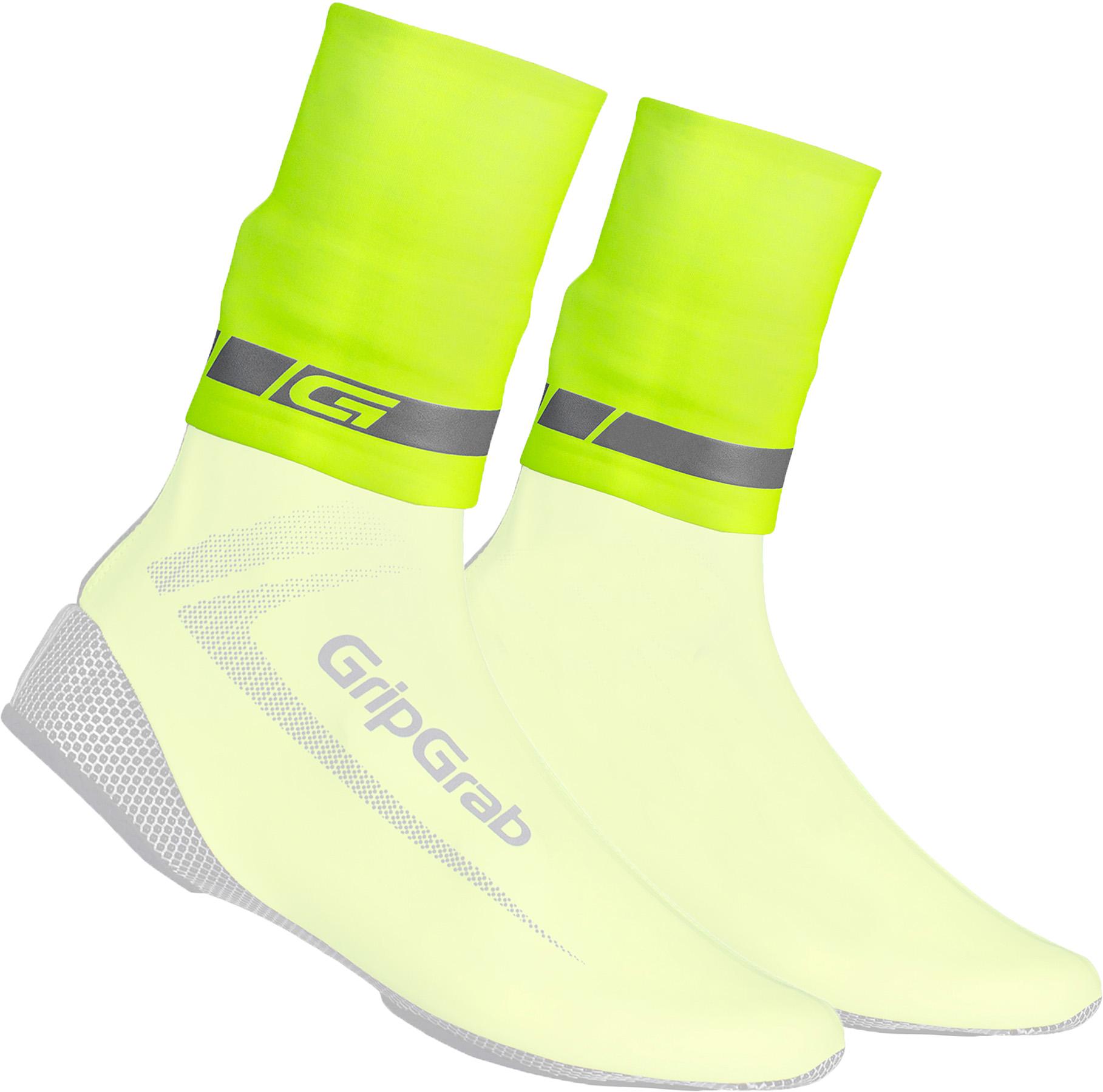 Gripgrab Cyclingaiter Hi-vis Rainy Weather Ankle Cuff - Fluorescent Yellow