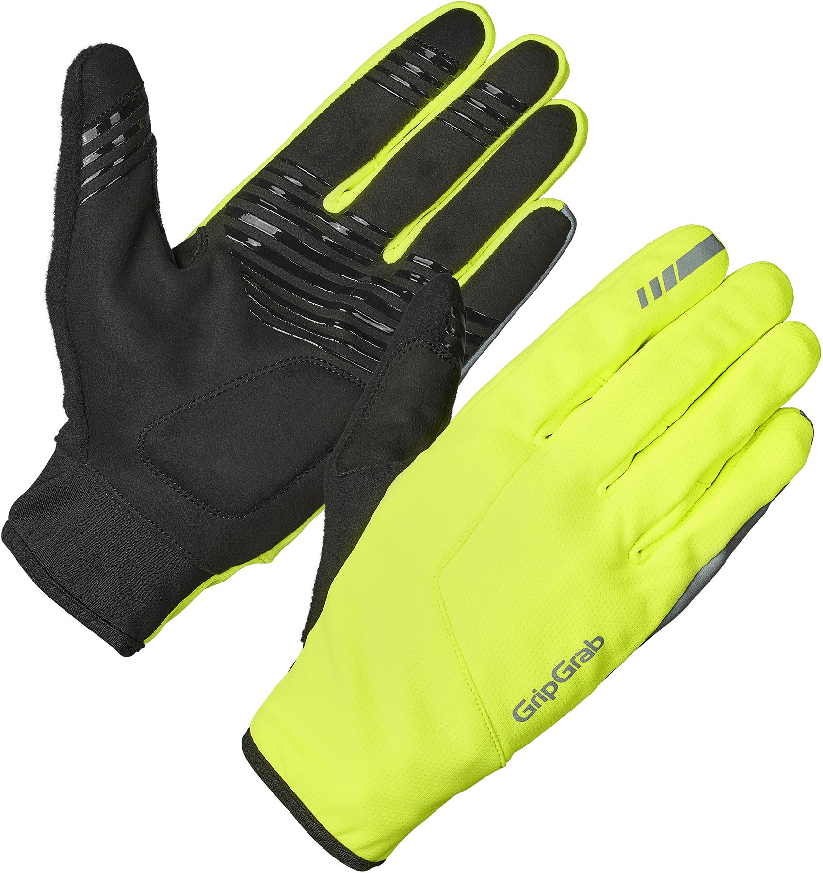 Gripgrab Hurricane 2 Hi Vis Windproof Spring-autumn Gloves - Hi-viz Yellow