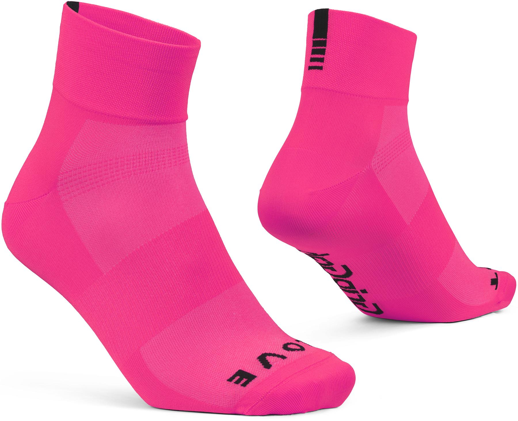 Gripgrab Lightweight Sl Short Sock - Hi-viz Pink