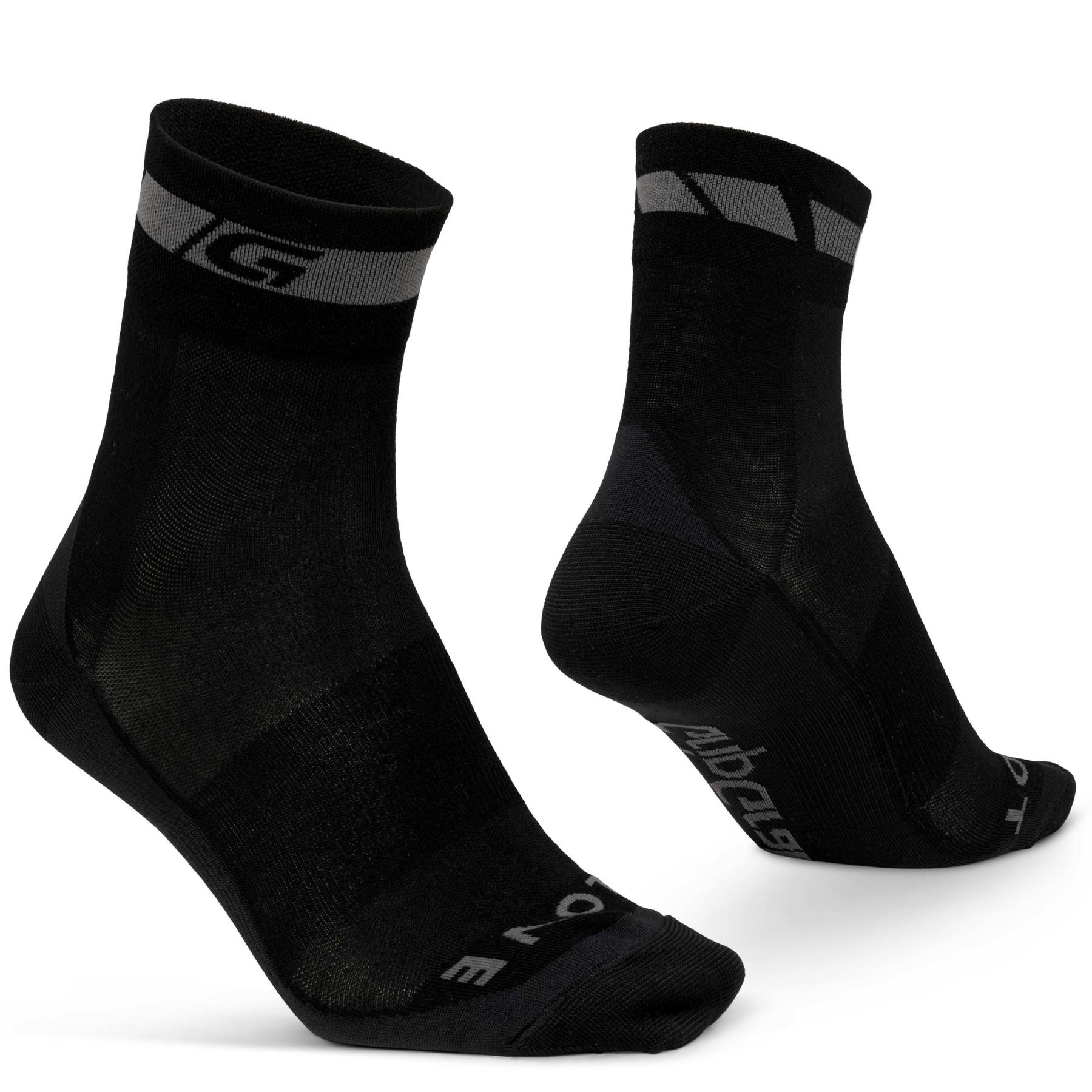 Gripgrab Merino Regular-cut Socks - Black