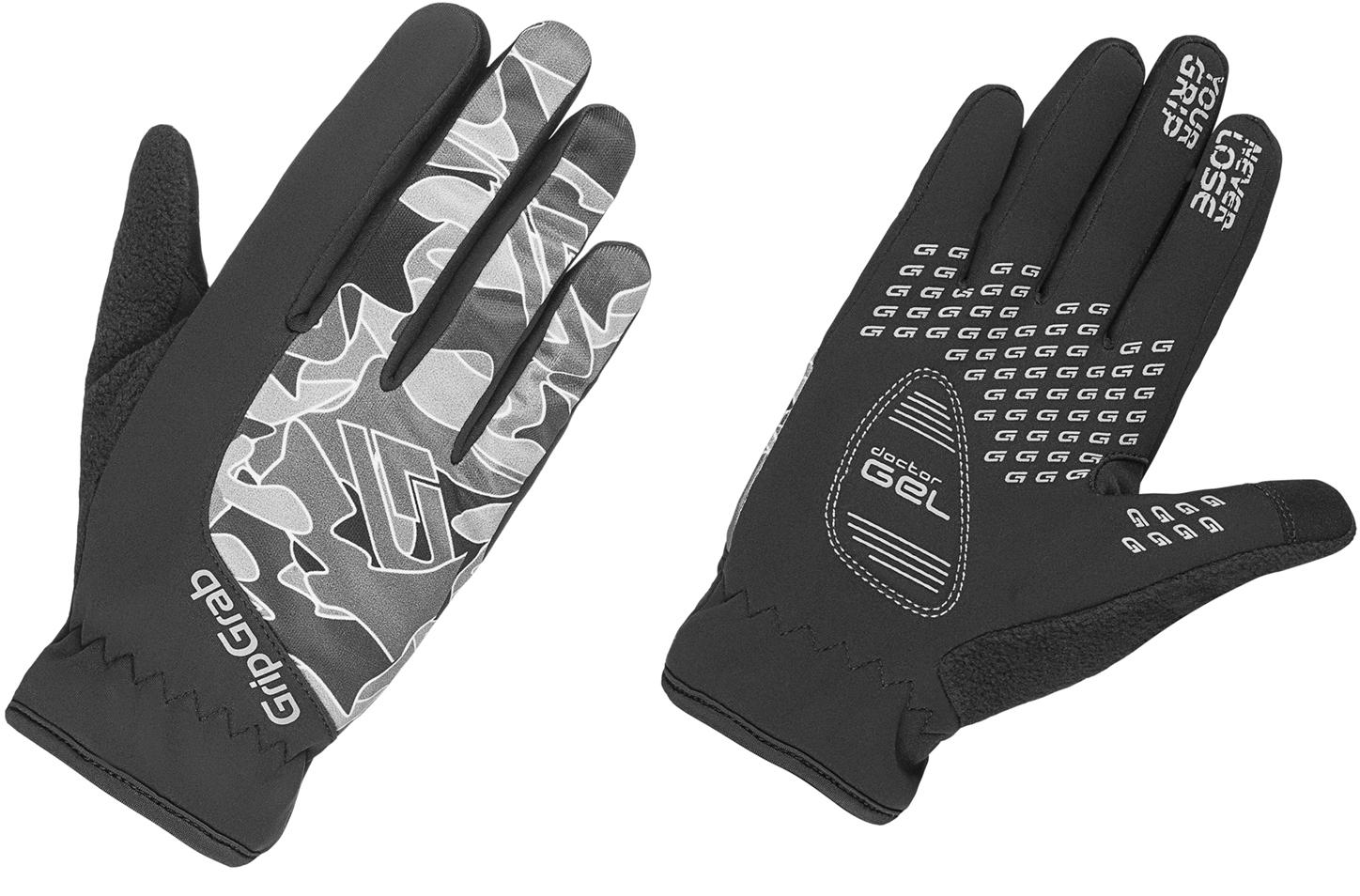 Gripgrab Rebel Youngster Windproof Winter Glove - Black/grey