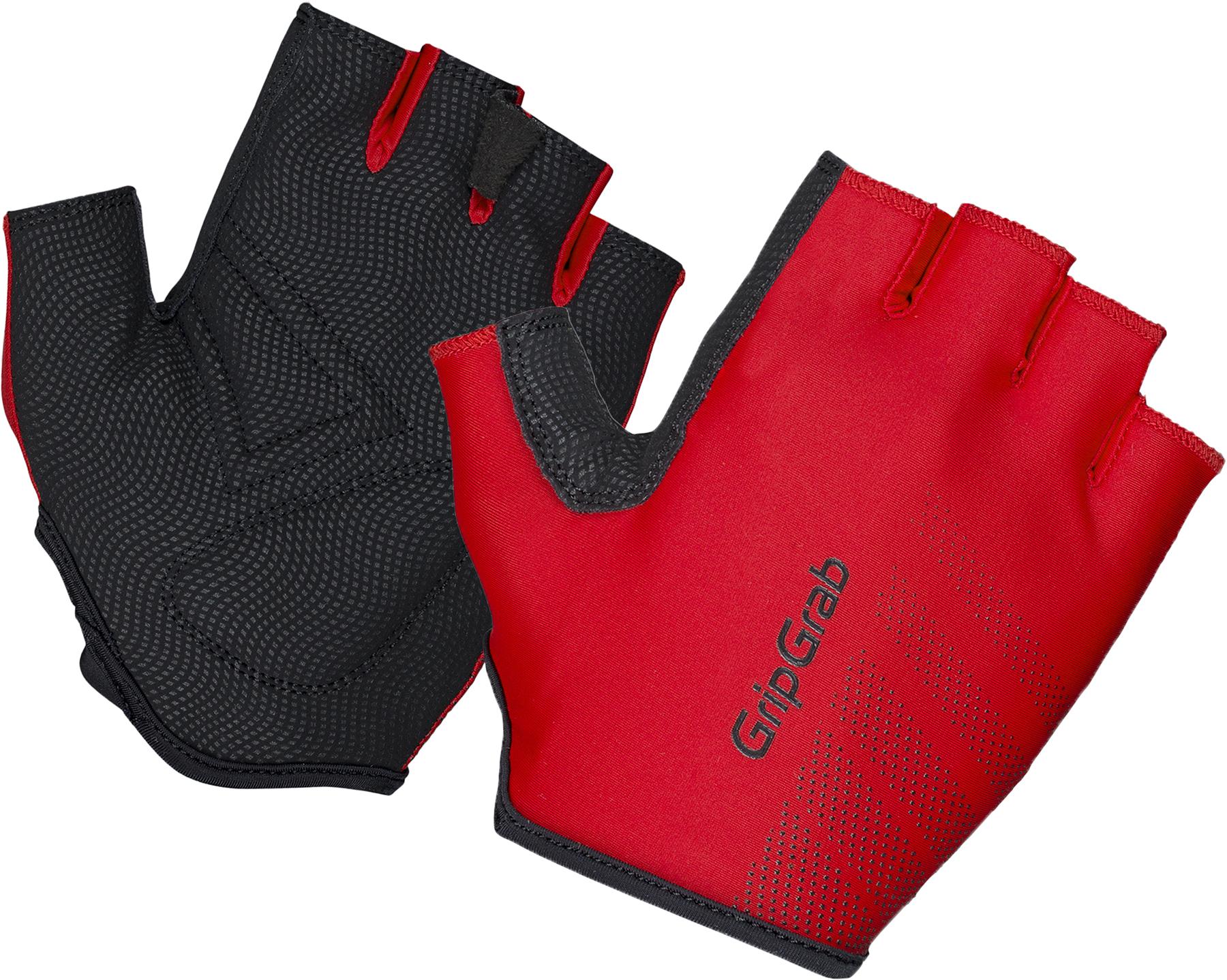 Gripgrab Ride Lightweight Padded Short Finger Glove - Red