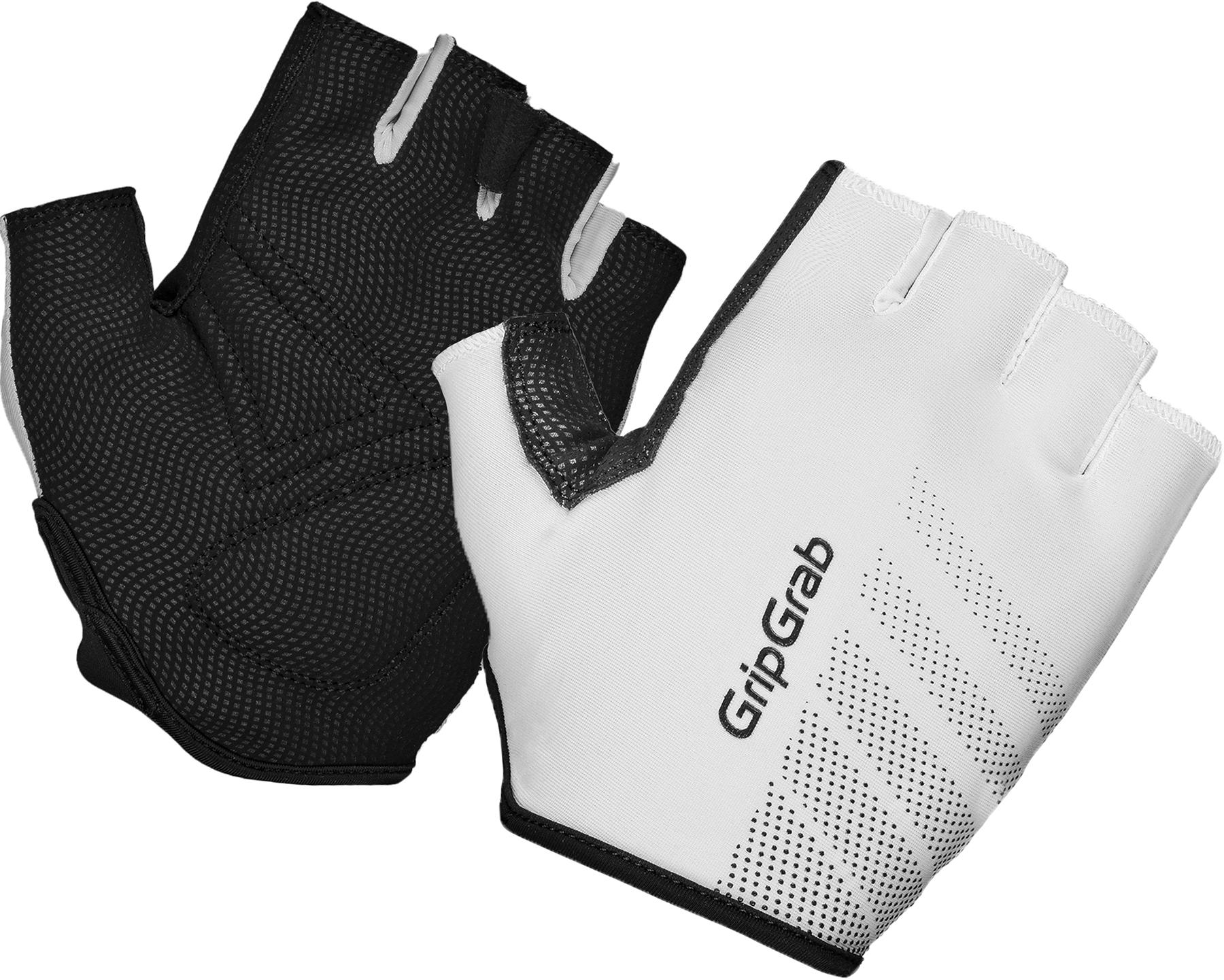 Gripgrab Ride Lightweight Padded Short Finger Glove - White