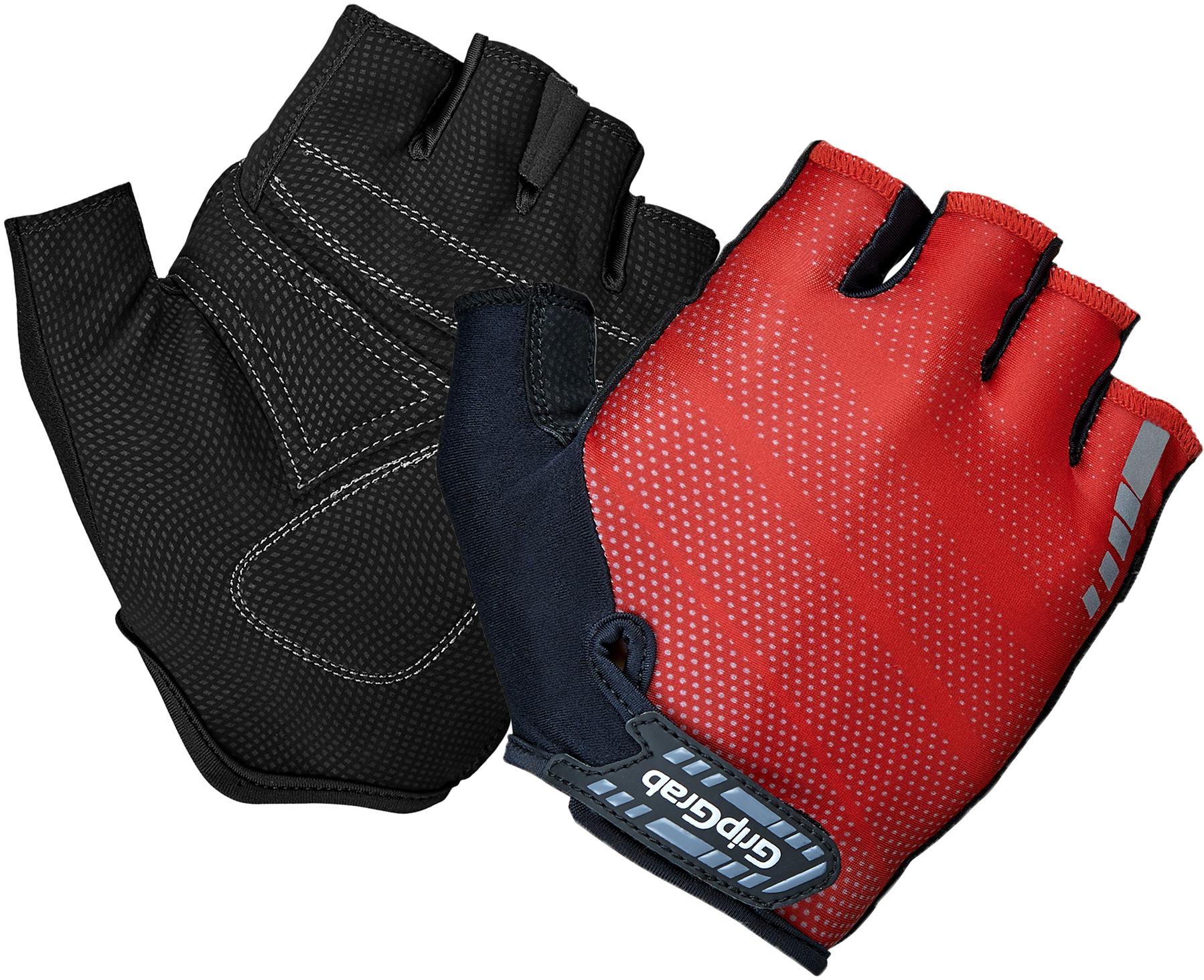 Gripgrab Rouleur Padded Short Finger Glove - Red