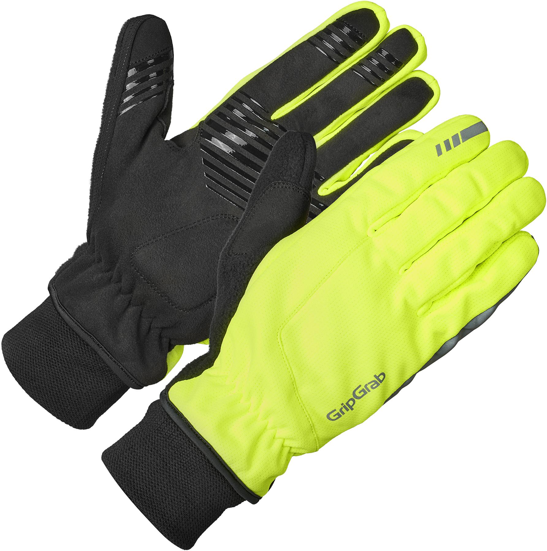 Gripgrab Windster 2 Hi-vis Windproof Winter Gloves - Hi-viz Yellow