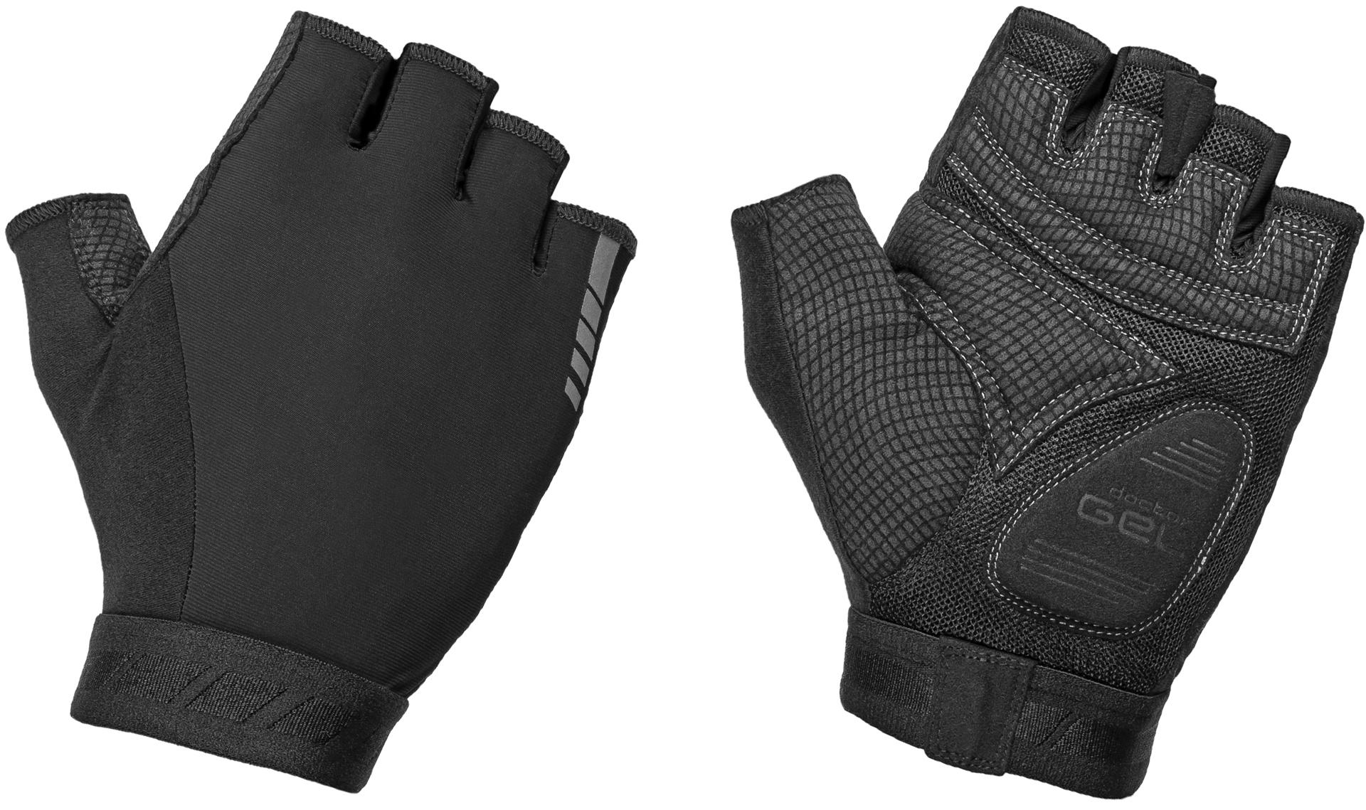 Gripgrab Worldcup Short Finger Padded Cycling Gloves - Black