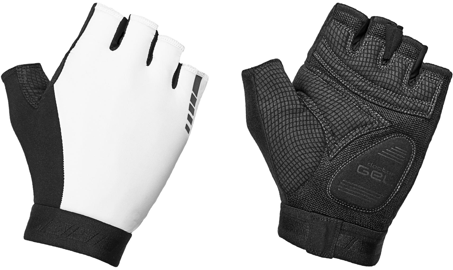 Gripgrab Worldcup Short Finger Padded Cycling Gloves - White