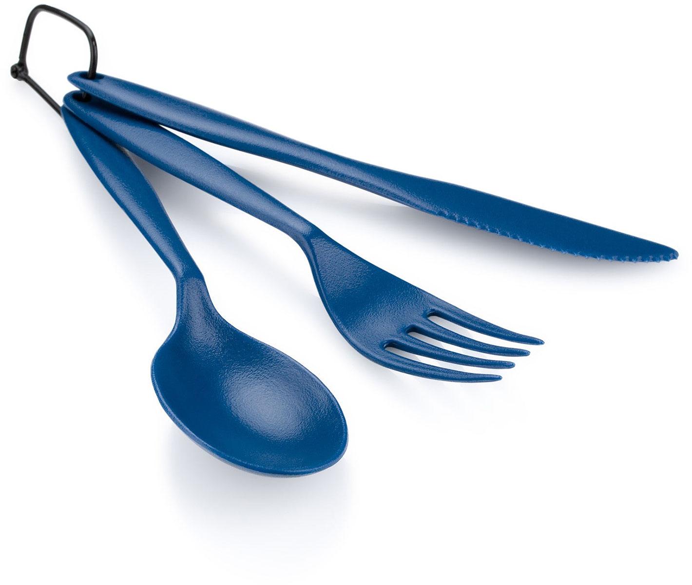Gsi Outdoors Tekk Cutlery Set - Blue