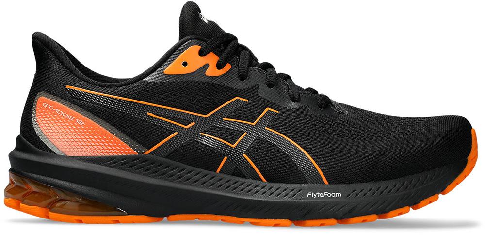 Gt-1000 12 Gtx Running Shoes - Black/bright Orange