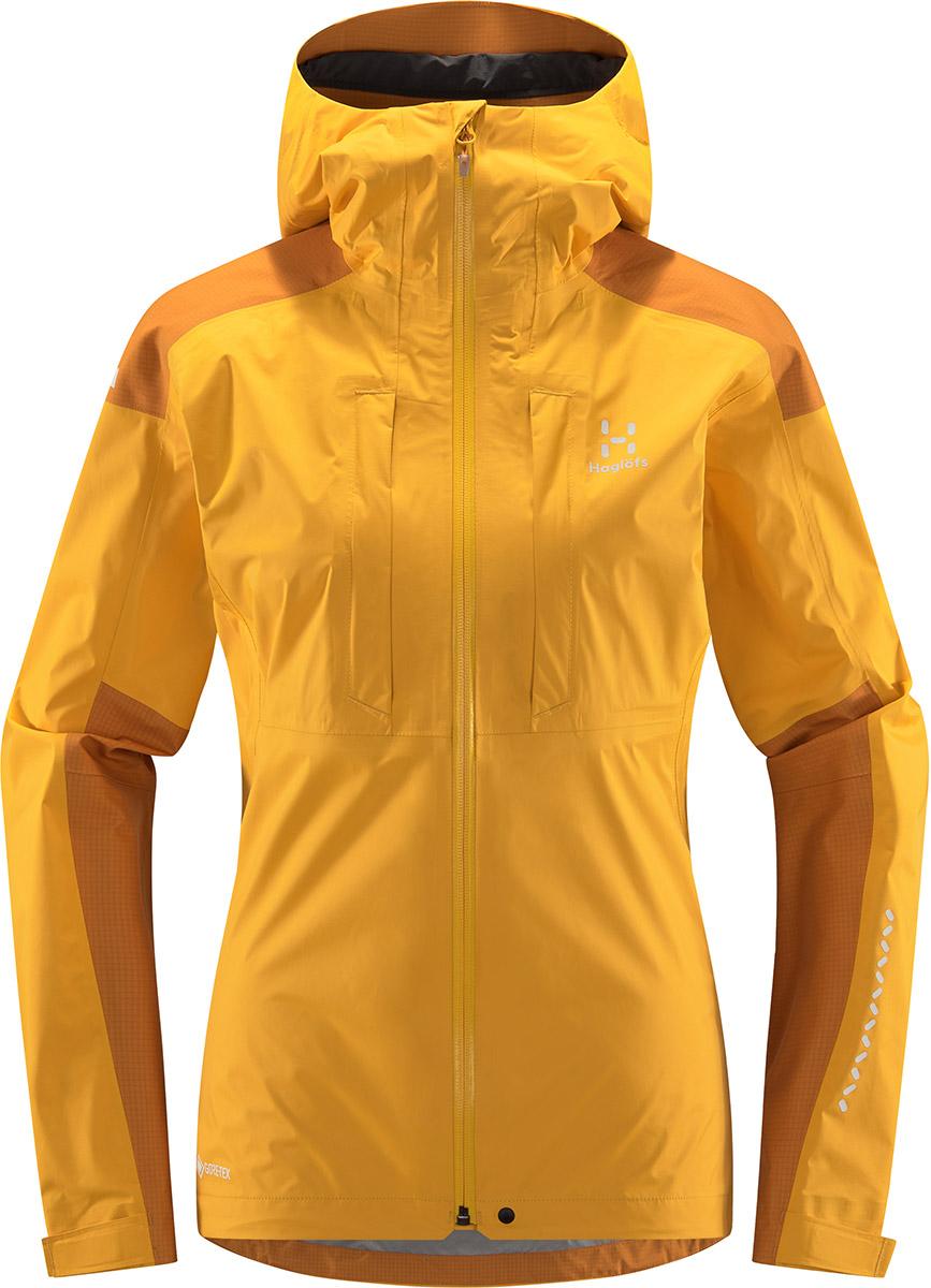 Haglfs Womens L.i.m Rugged Gore-tex Waterproof Jacket - Sunny Yellow/desert Yellow