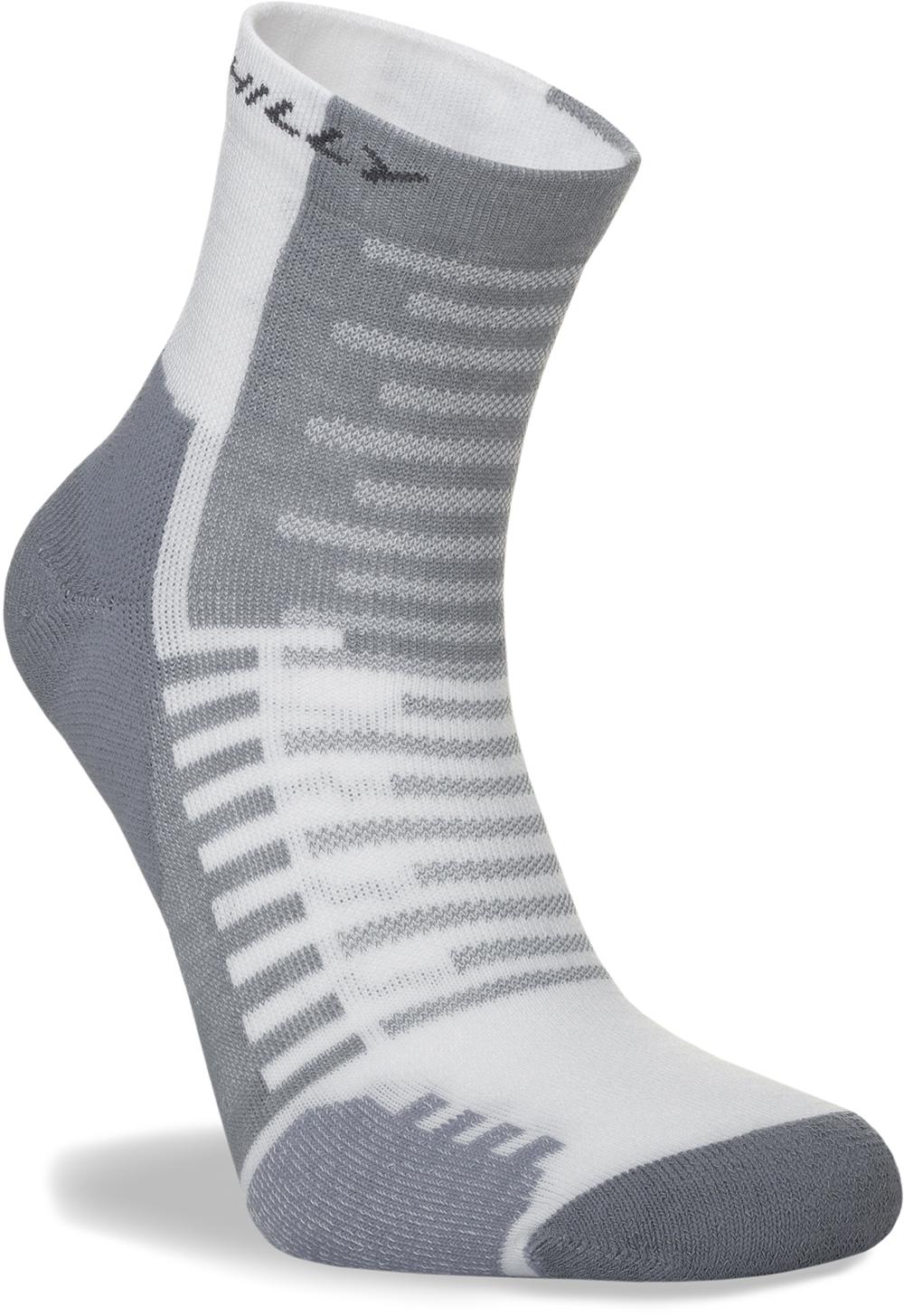 Hilly Active Anklet Minimum Cushioning - White/grey