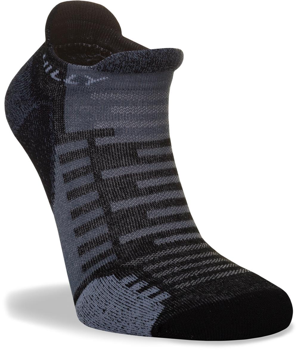 Hilly Active Socklet Minimum Cushioning - Black/grey