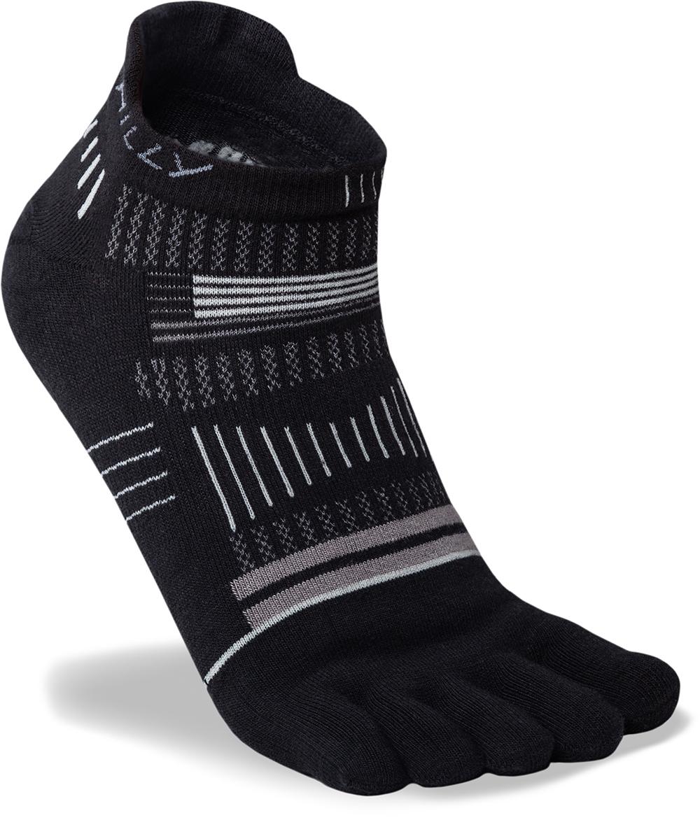 Hilly Toe Socklet - Black/grey/light Grey