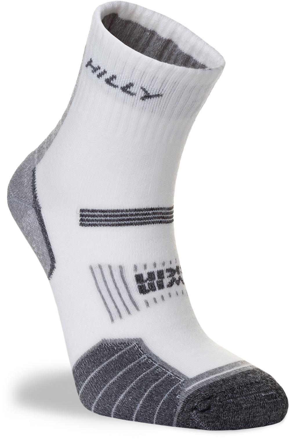 Hilly Twin Skin Anklet Sock - White/grey Marl