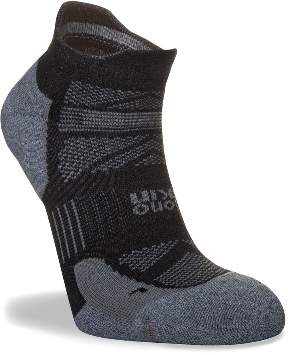 Hilly Womens Supreme Socklet - Black/grey Marl
