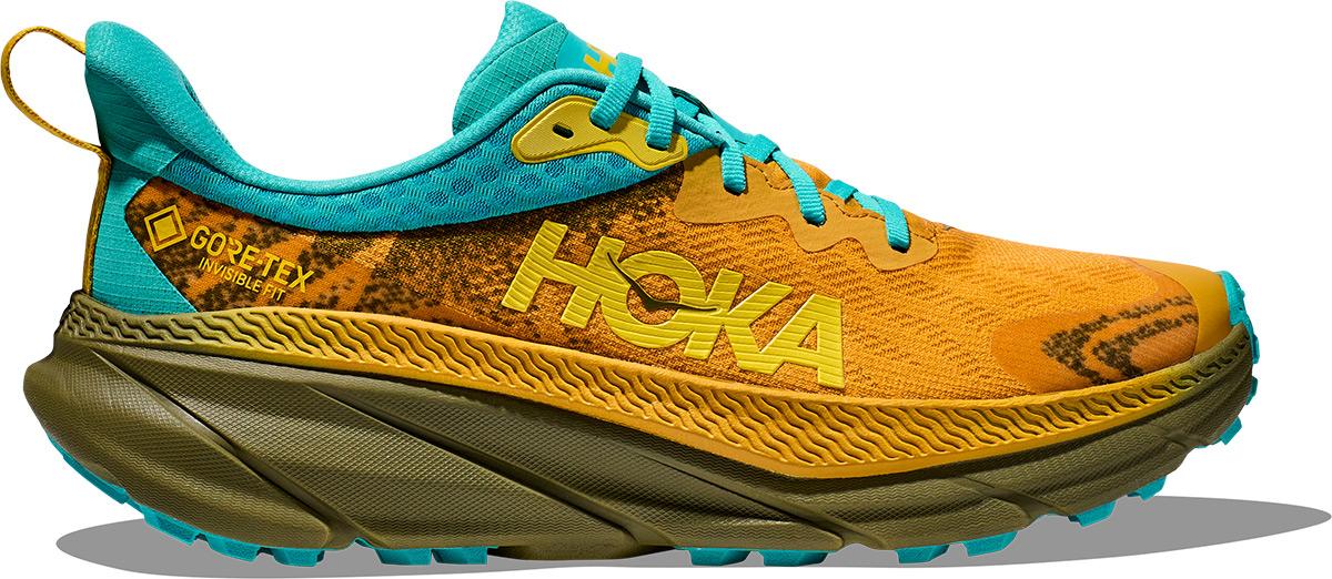 Hoka One One Challenger Atr 7 Gtx Trail Shoes - Golden Yellow/avocado