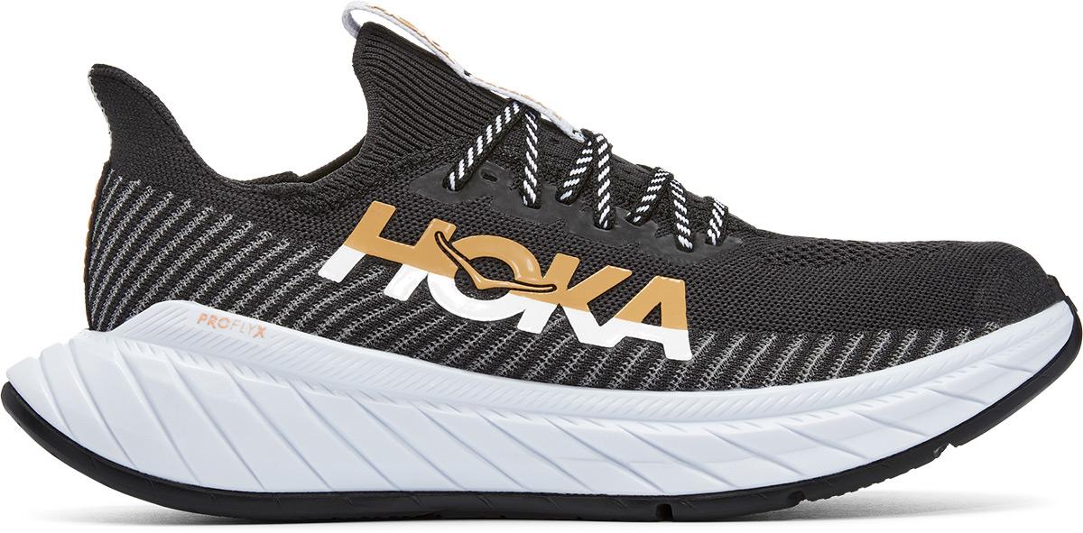 Hoka One One Womens Carbon X 3 Running Shoes - Black/white