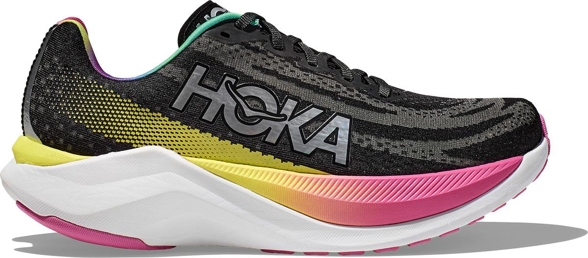 Hoka One One Womens Mach X Running Shoes - Black / Silver